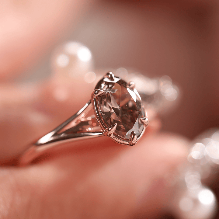 Earth Tone Jewelry1.5 Carat Diamond Ring2.5 Carat SolitaireAlternative Bridal RingUnique Oval Ring