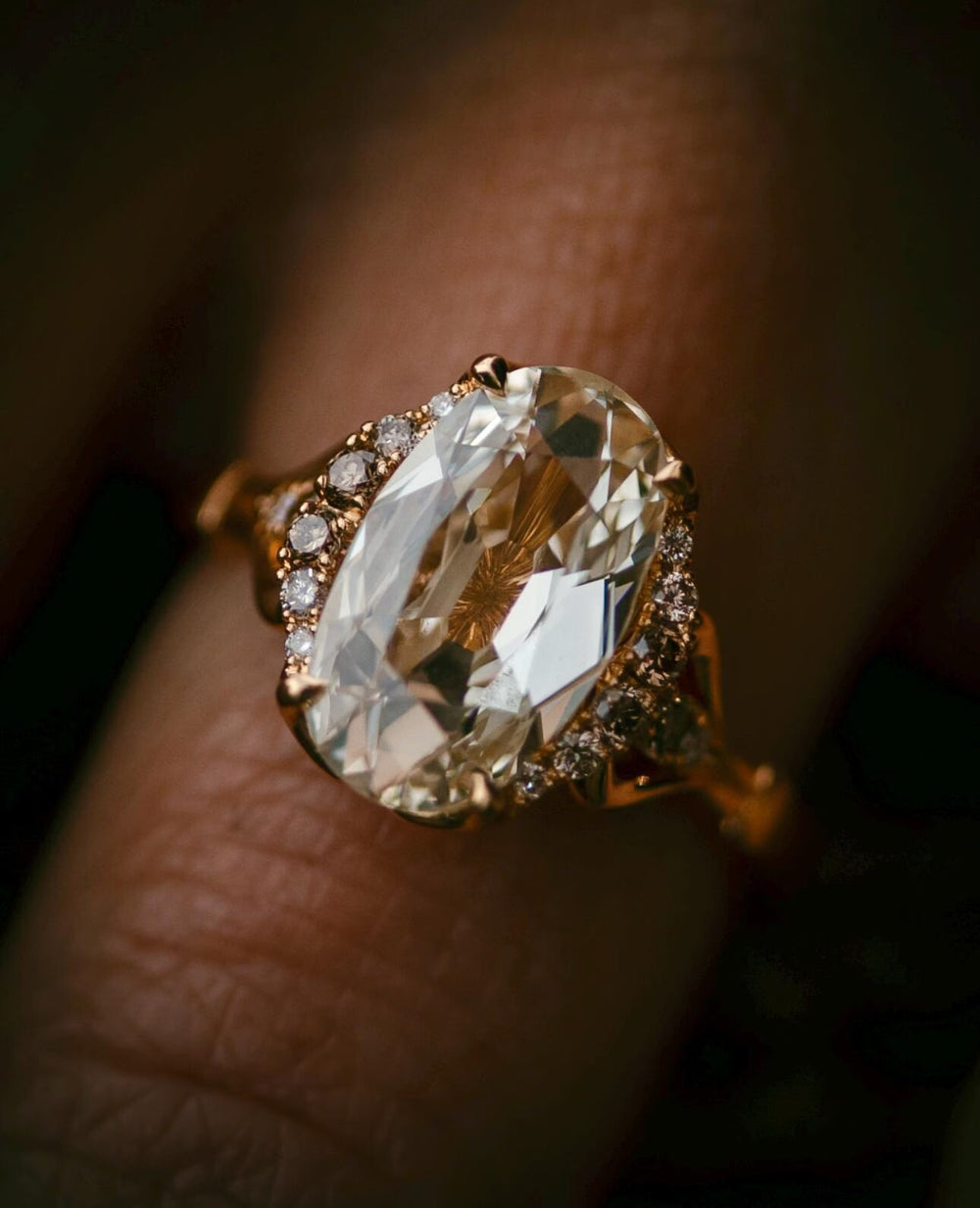 Vintage Inspired, Antique Style, Oval Moissanite, Lab Grown Moissanite, Old European Cut, Victorian Style