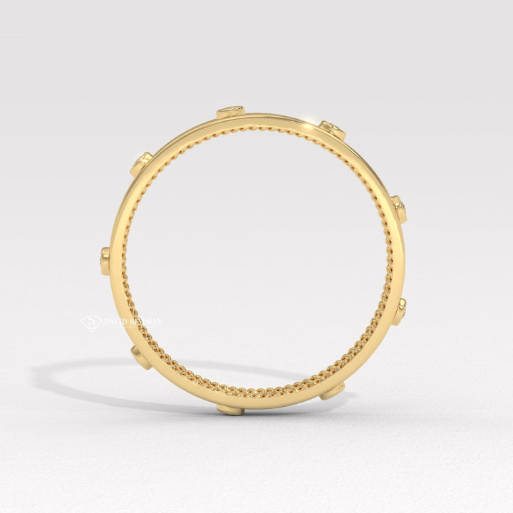 Vintage Wedding Band
Milgrain Eternity Band
Vintage Moissanite Ring
Art Deco Wedding Ring