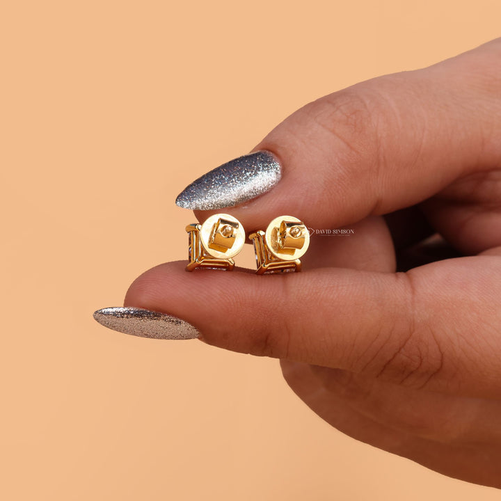 14K White Gold Princess Studs
Sterling Silver Moissanite Earrings
Yellow Gold Princess Cut Studs
Rose Gold Solitaire Stud Earrings
Platinum Plated Moissanite Studs
Hypoallergenic Princess Cut Earrings
