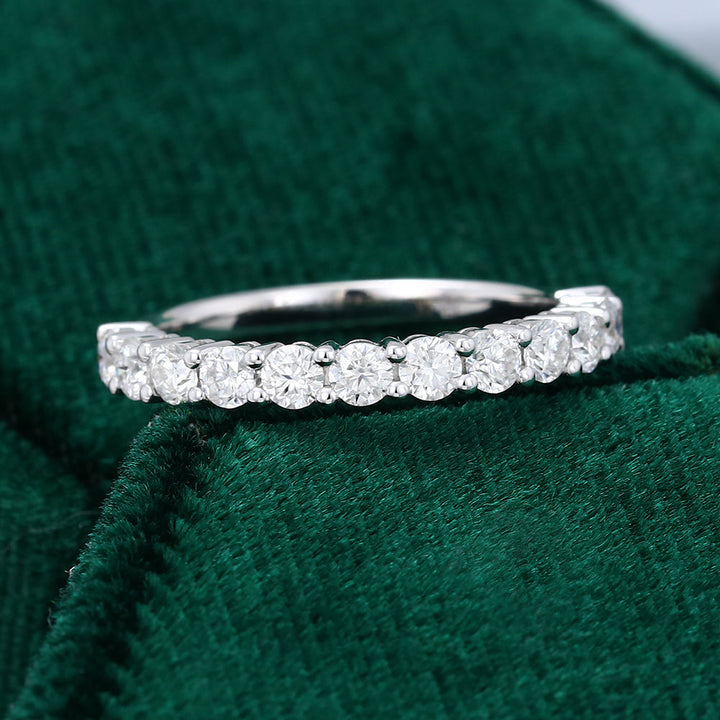 round-moissanite-half-eternity-wedding-band