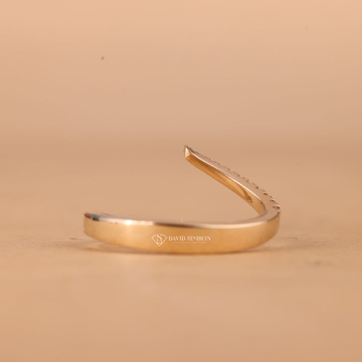 Unique Wedding Band
Round Moissanite Eternity
Gap Ring for Engagement
Conflict Free Stacking Band
Round Cut Promise Ring
Eco Friendly Jewelry
Floating Diamond Ban