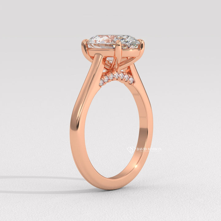 Oval personalized diamond engagement ring, Oval exclusive diamond engagement ring, Engagement ring, Diamond engagement ring, Gold engagement ring, White gold engagement ring,