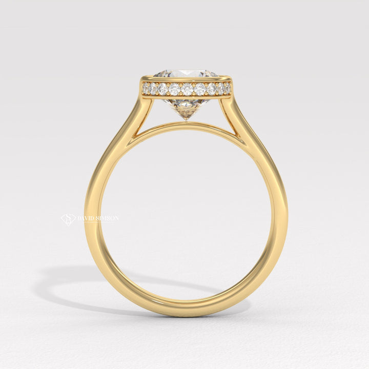 bezel set diamond ring for anniversary gift, where to buy bezel setting rings, bezel setting ring buying guide, l