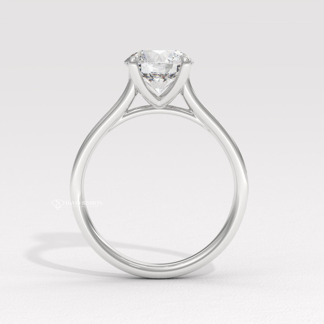 Round engraved diamond engagement ring, Round affordable luxury diamond engagement ring, Round budget diamond engagement ring, Round expensive diamond 