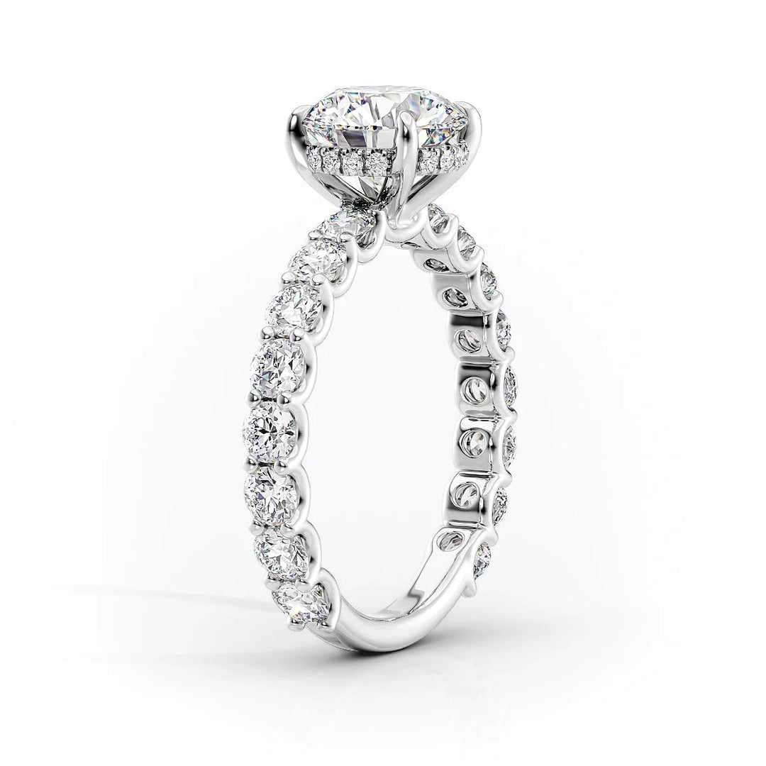 Selena Gomez Inspired Marquise Diamond Engagement Ring