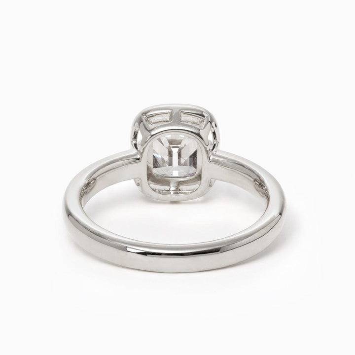 custom cushion engagement ring
