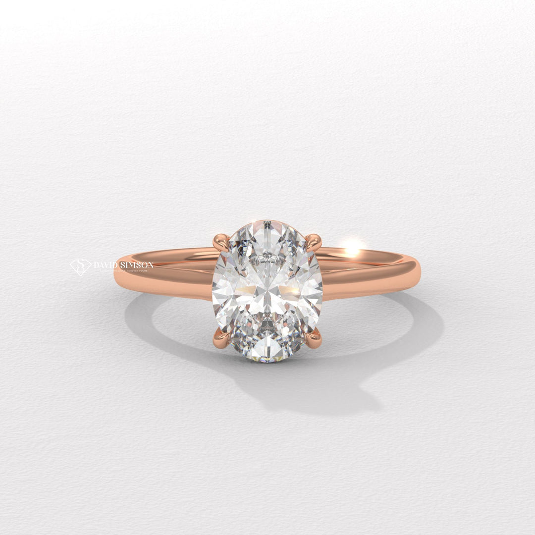 bridal set with prong set band, Oval cut bridal set with bezel set band, Oval cut bridal set with twist band, Oval cut bridal set with curved band, Oval cut bridal set with 