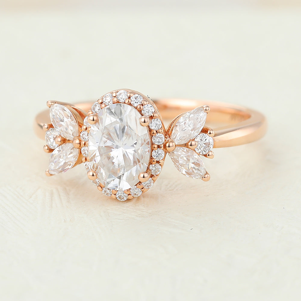 oval-shaped-moissanite-cluster-halo-engagement-ring