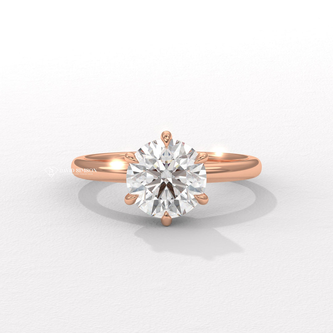 Exclusive engagement ring, Engraved engagement ring, Halo diamond engagement ring, Solitaire diamond engagement ring, Unique diamond engagement ring, 