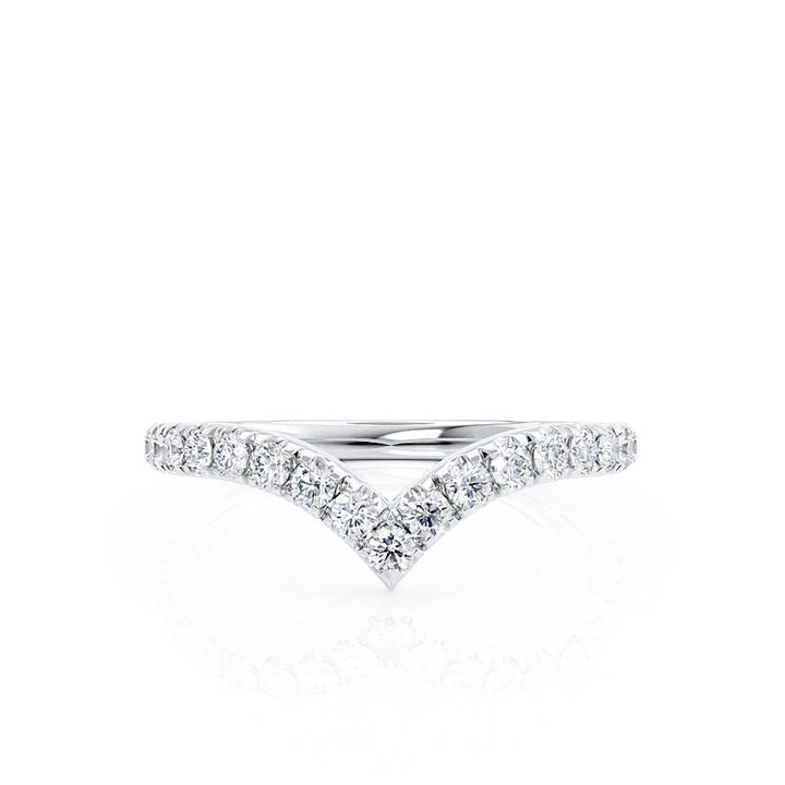 round-shaped-moissanite-curved-style-wedding-band