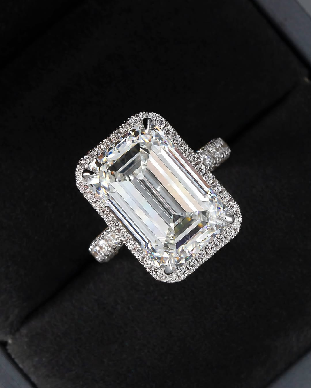 1.0ct Princess Cut Diamond 14K White Gold Engagement Ring