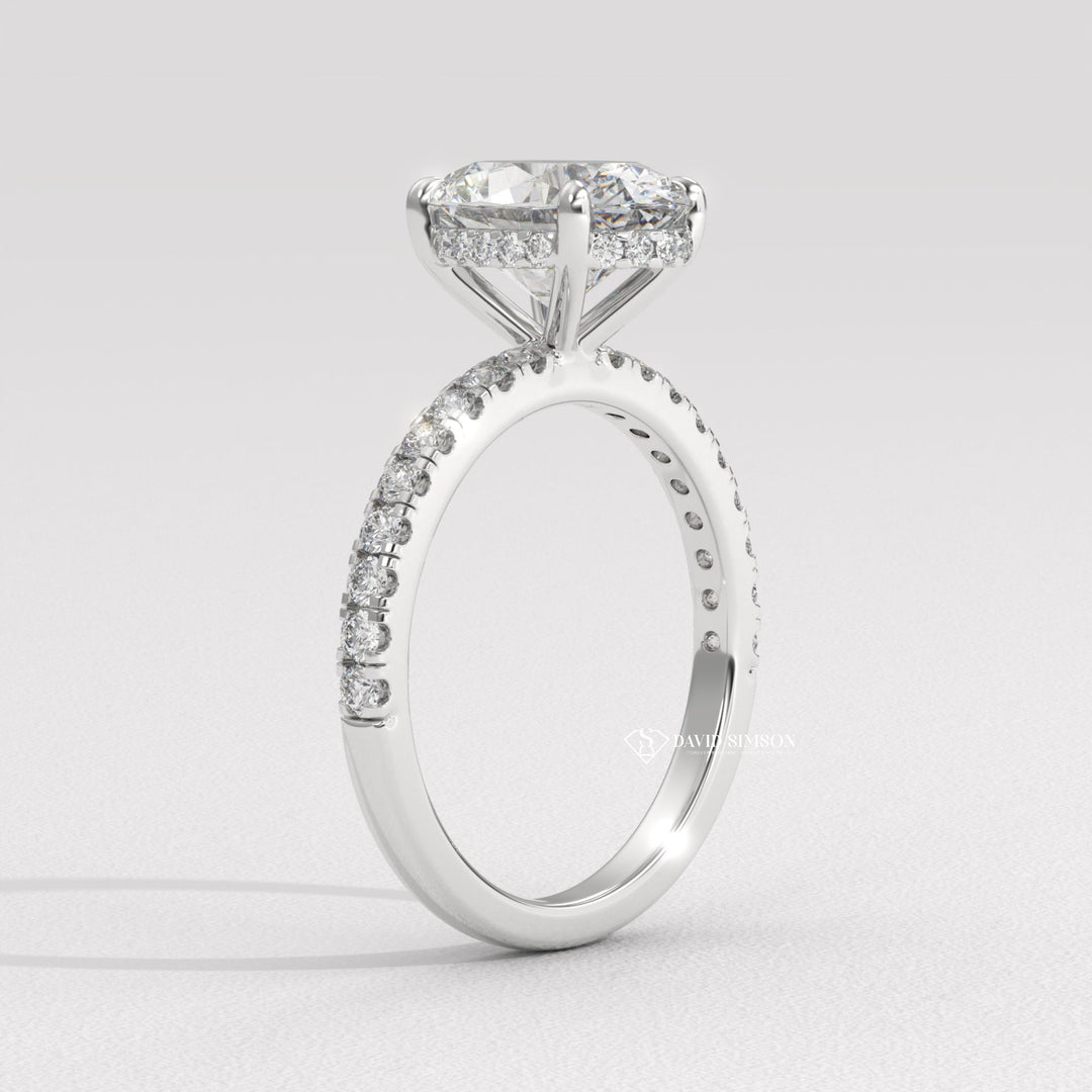 Oval high-quality diamond engagement ring, Oval best diamond engagement ring, Oval top-rated diamond engagement ring, Oval online diamond engagement ring, 
