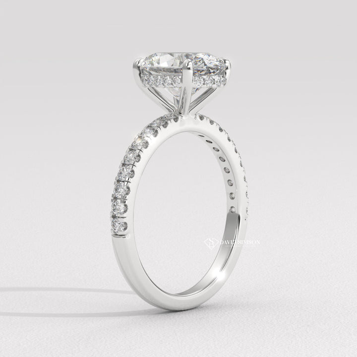Oval high-quality diamond engagement ring, Oval best diamond engagement ring, Oval top-rated diamond engagement ring, Oval online diamond engagement ring, 