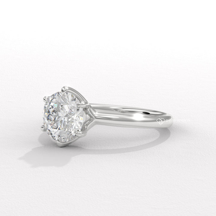 Round luxury diamond engagement ring, Round discount diamond engagement ring, Round designer diamond engagement ring, Round handcrafted diamond 