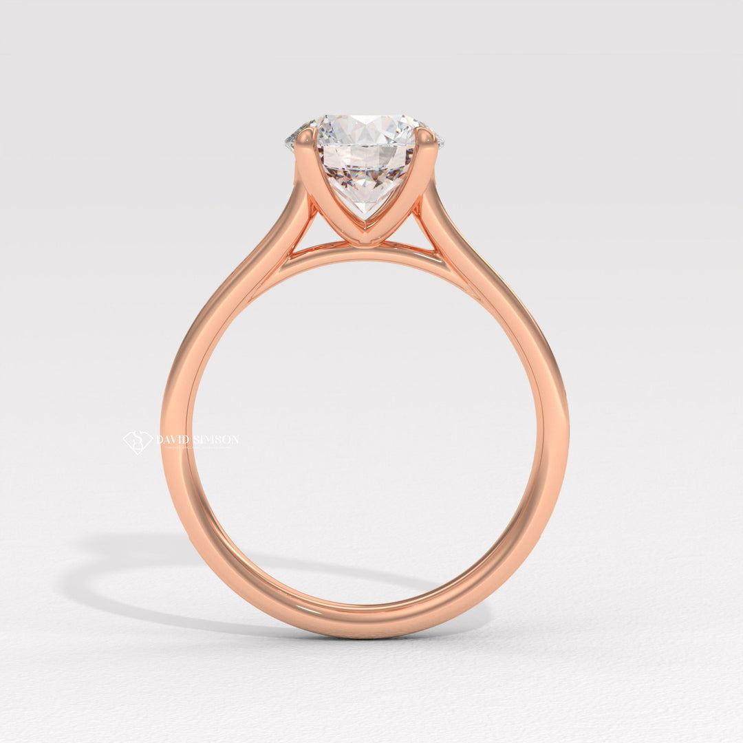 Round antique diamond engagement ring, Round modern diamond engagement ring, Round traditional diamond engagement ring, Round halo diamond engagement 