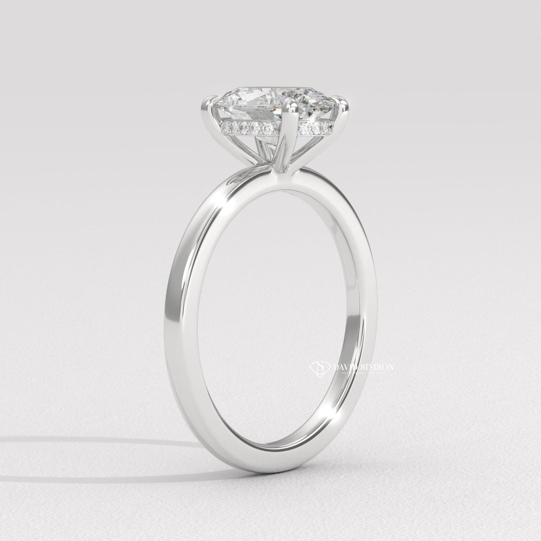 Solitaire rings for men in platinum,

Princess cut solitaire diamond engagement ring,

Solitaire engagement rings with hidden halo,