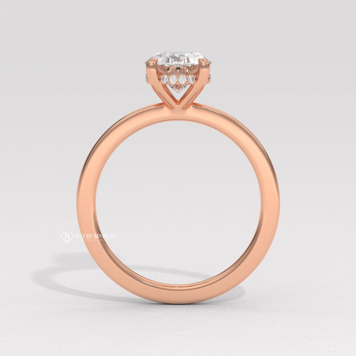 Solitaire diamond ring in white gold,

Unique solitaire engagement rings for her,

Solitaire ring vs halo ring comparison,
