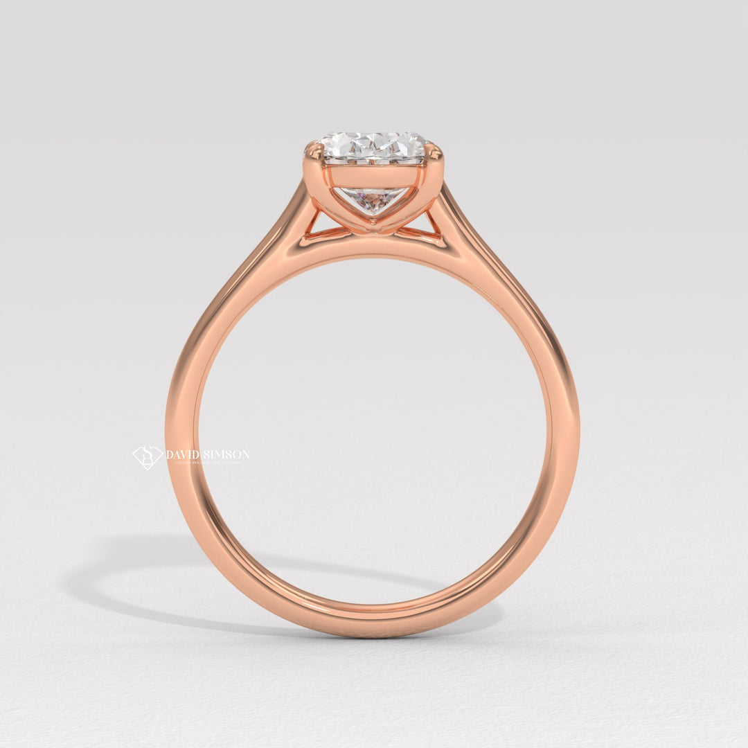 Oval cut bridal set with low profile setting, Oval cut bridal set with high profile setting, Oval cut bridal set with hidden halo, Oval cut bridal set with double halo, Oval 