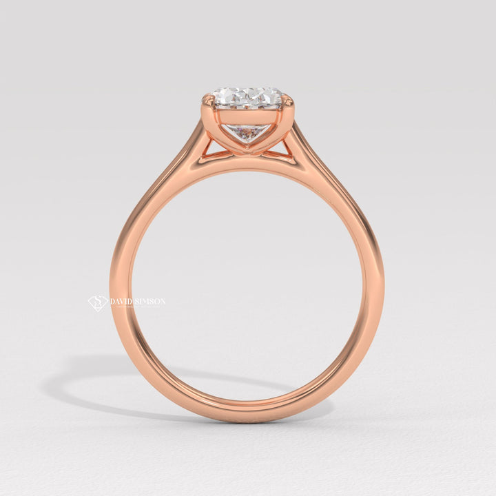 Oval cut bridal set with low profile setting, Oval cut bridal set with high profile setting, Oval cut bridal set with hidden halo, Oval cut bridal set with double halo, Oval 