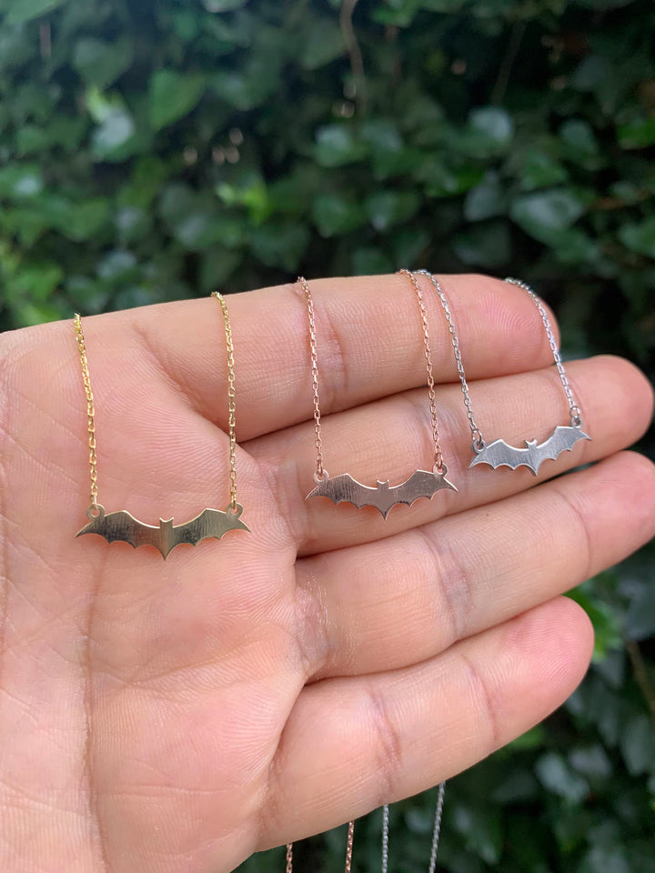 Bat Pendant Halloween Necklace Gift for Her