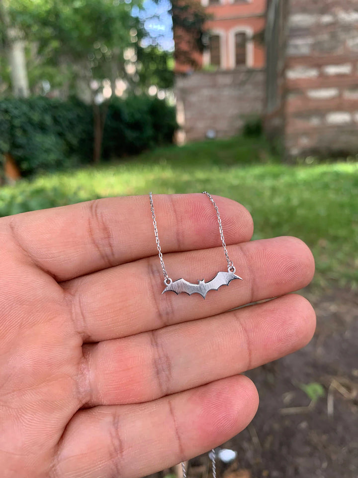 Bat Pendant Halloween Necklace Gift for Her
