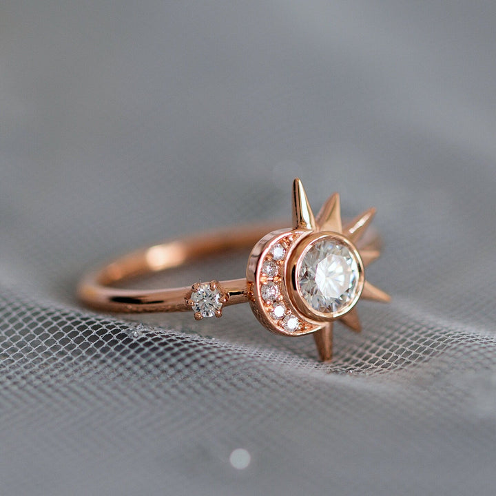 round-moissanite-diamond-sun-crescent-moon-engagement-ring-in-solid-gold