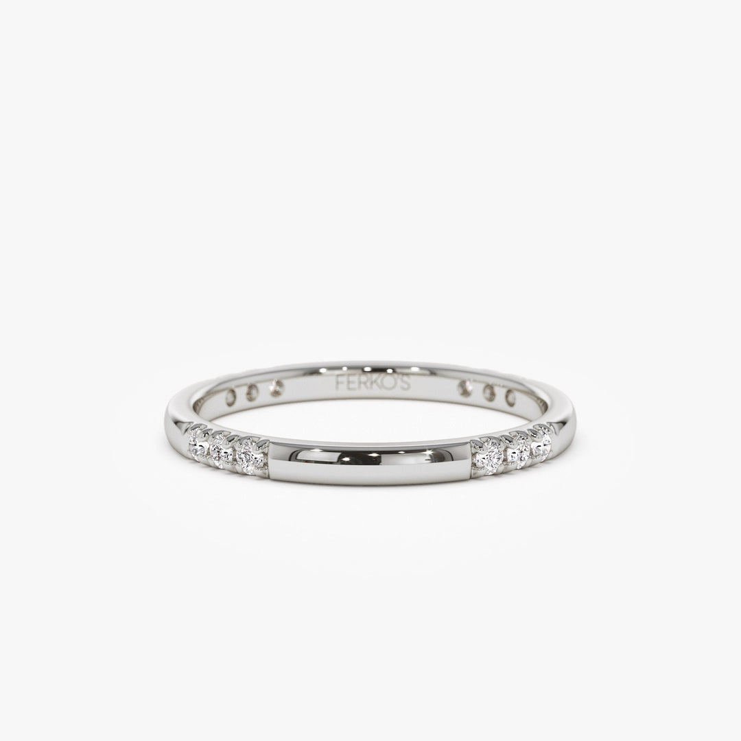 Round Cut Eternity Diamond Wedding Ring Gift for Women