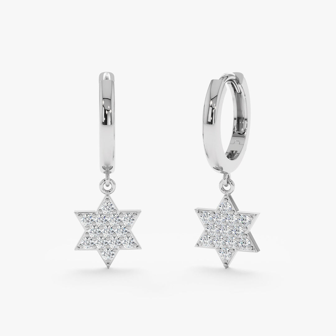 round-star-shaped-moissanite-diamond-huggie-hoop-earrings