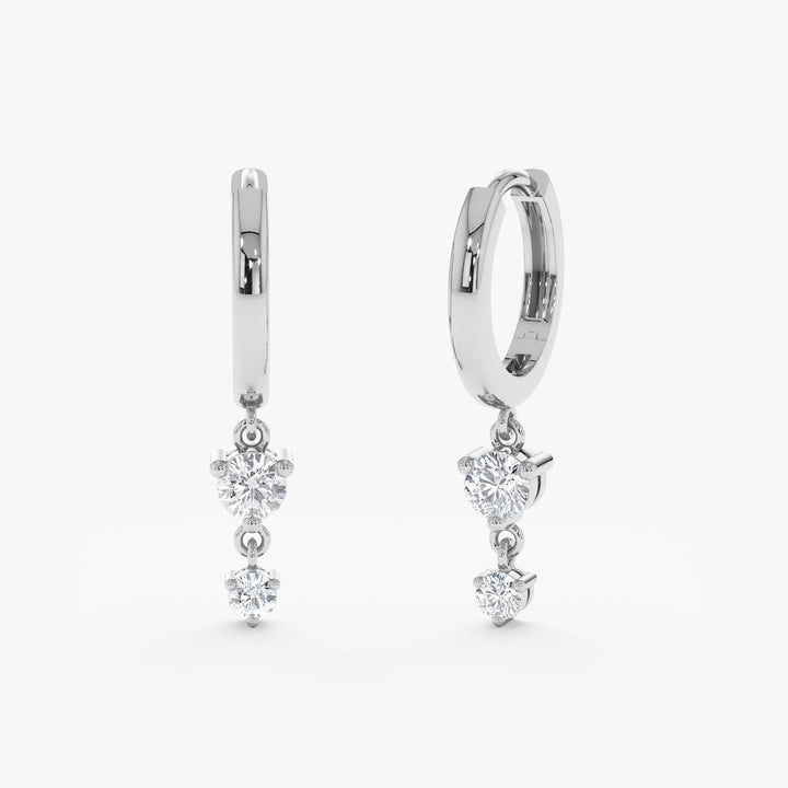 round-two-stone-moissanite-diamond-huggie-hoop-earrings