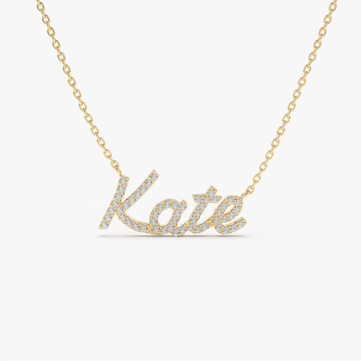 Personalized Diamond Name Necklace Gift for Women