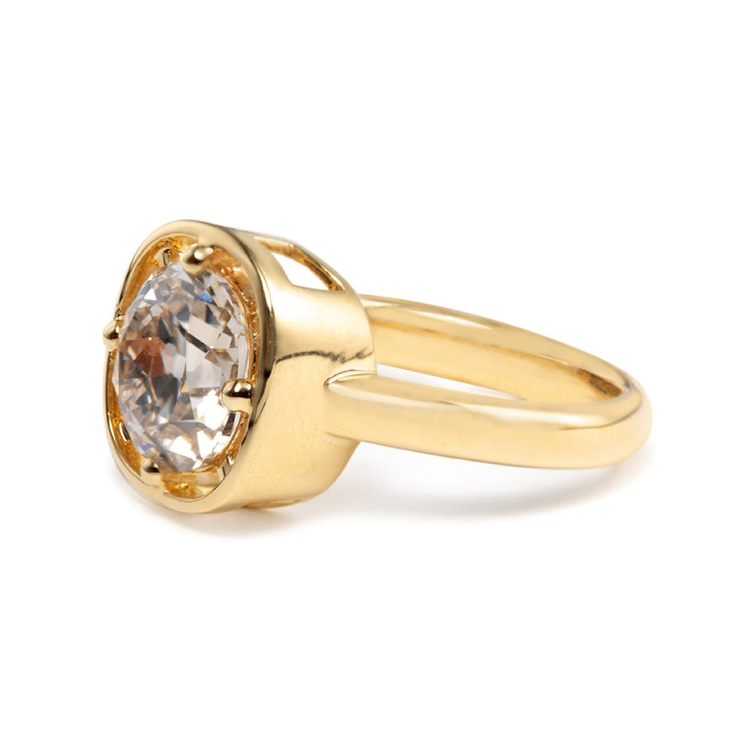 minimal cushion diamond ring
