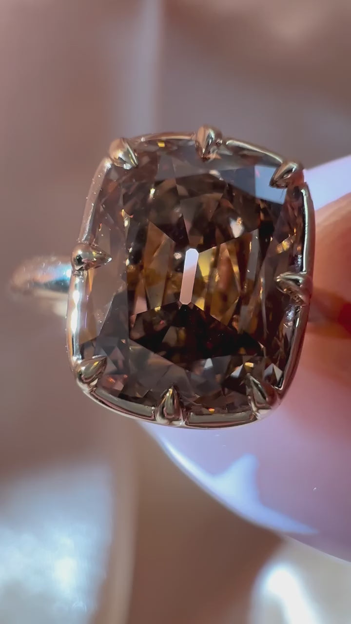 2.0ct-3.0ct Elongated-Old-Mine Cushion Lab-Grown Diamond Engagement Ring