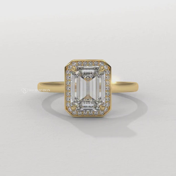 Contemporary engagement ring