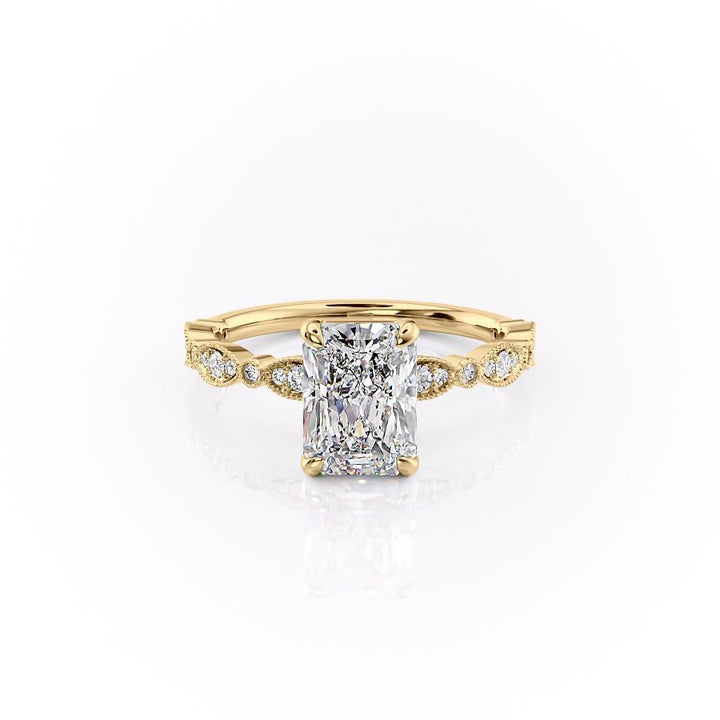 2-10-ct-radiant-milgrain-style-moissanite-engagement-ring