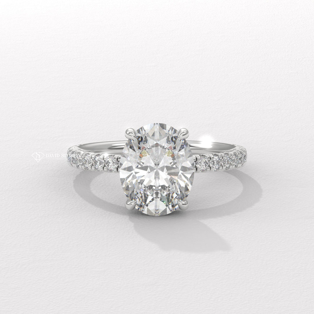 Engraved engagement ring, Halo diamond engagement ring, Solitaire diamond engagement ring, Unique diamond engagement ring, Custom diamond engagement ring, Affordable diamond engagement ring,