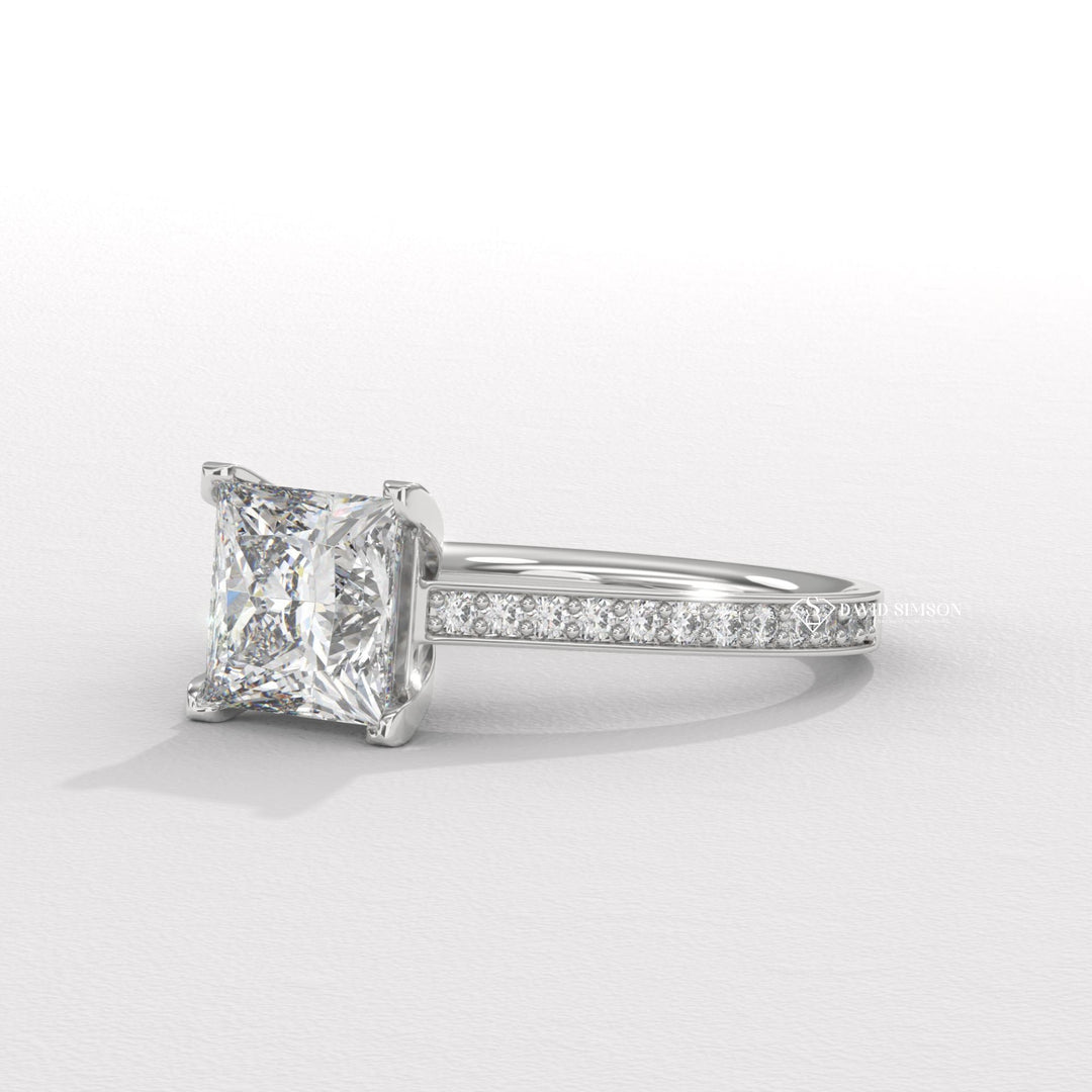  ring, Princess discount diamond engagement ring, Princess designer diamond engagement ring, Princess handcrafted diamond engagement ring, Princess certified diamond 