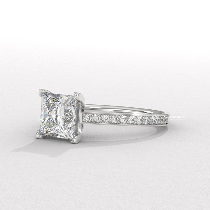  ring, Princess discount diamond engagement ring, Princess designer diamond engagement ring, Princess handcrafted diamond engagement ring, Princess certified diamond 