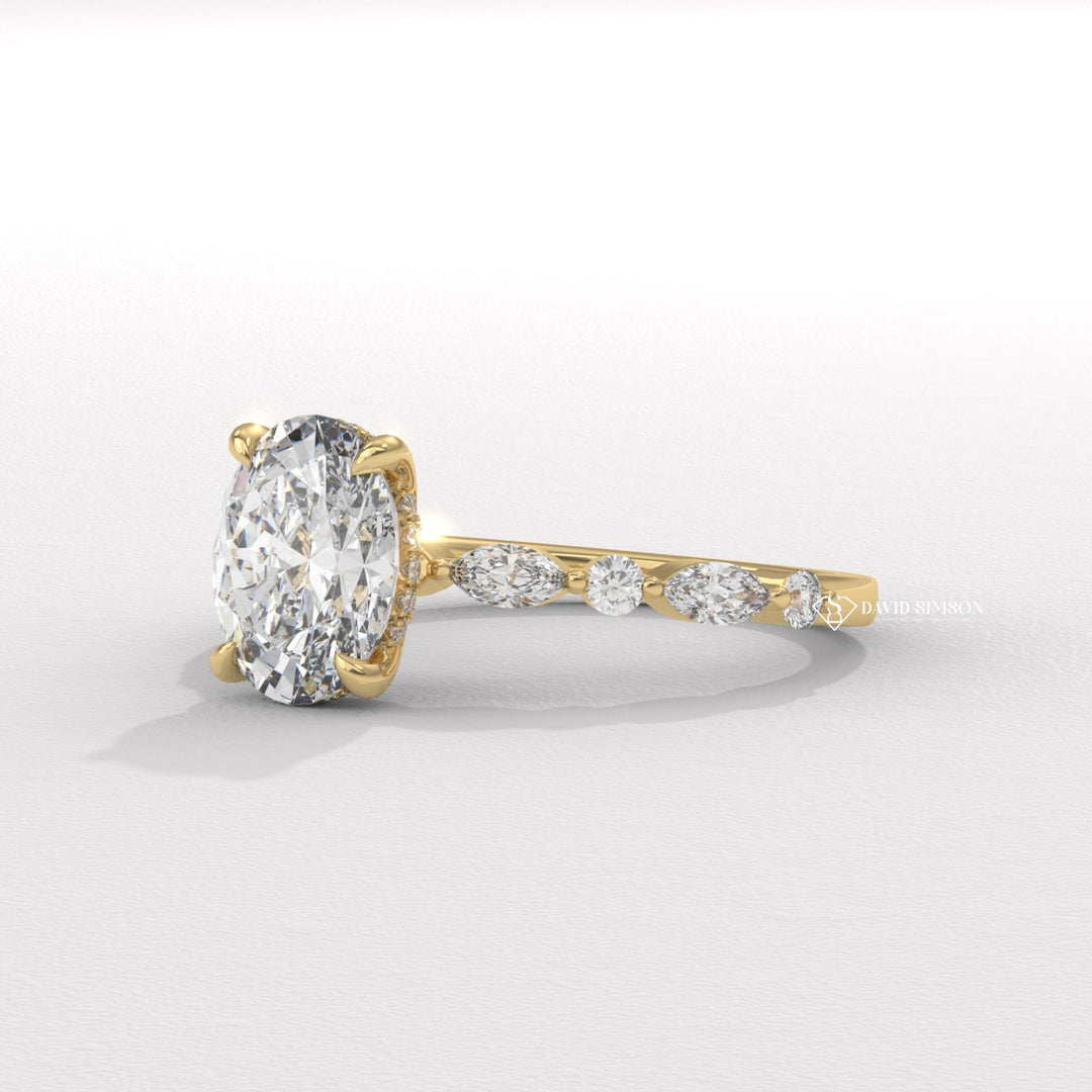 Halo diamond engagement ring, Solitaire diamond engagement ring, Unique diamond engagement ring, Custom diamond engagement ring, Affordable diamond engagement ring,