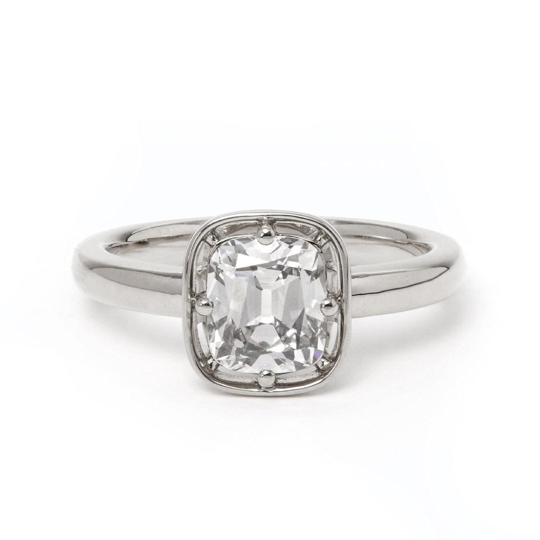 statement cushion diamond ring
