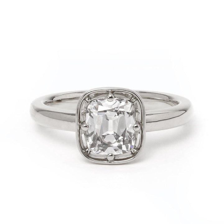 statement cushion diamond ring
