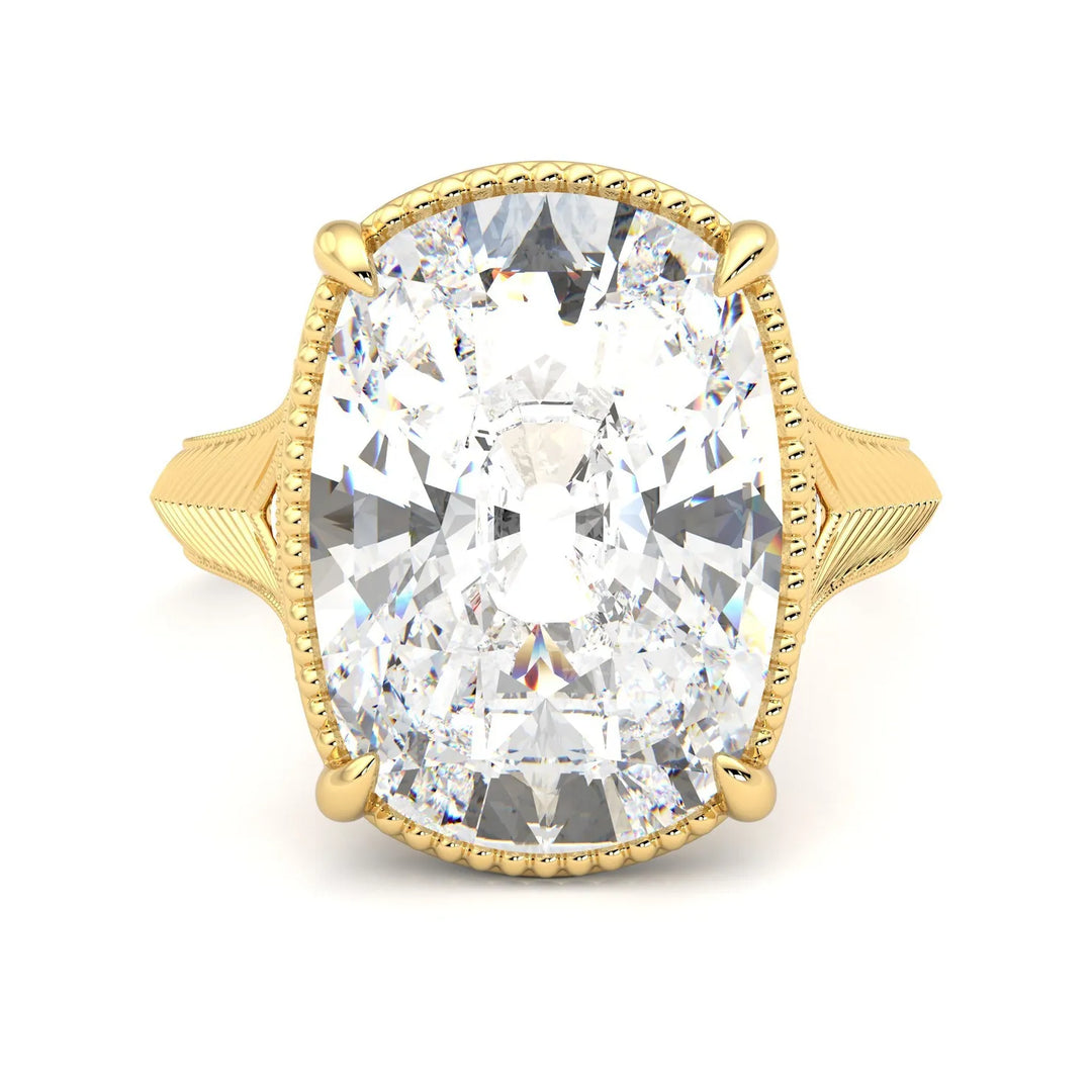 Taylor Swift Inspired Elongated Cushion Vintage Engagement Ring