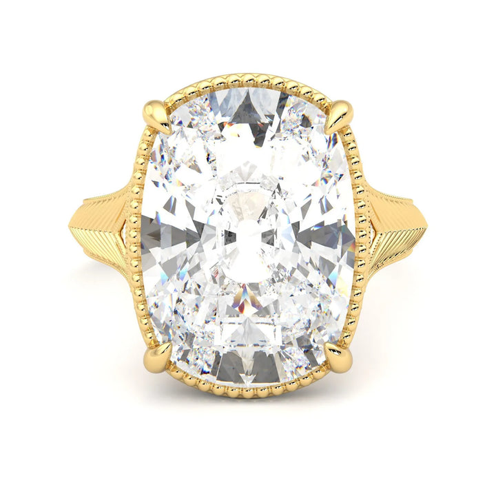 Taylor Swift Inspired Elongated Cushion Vintage Engagement Ring