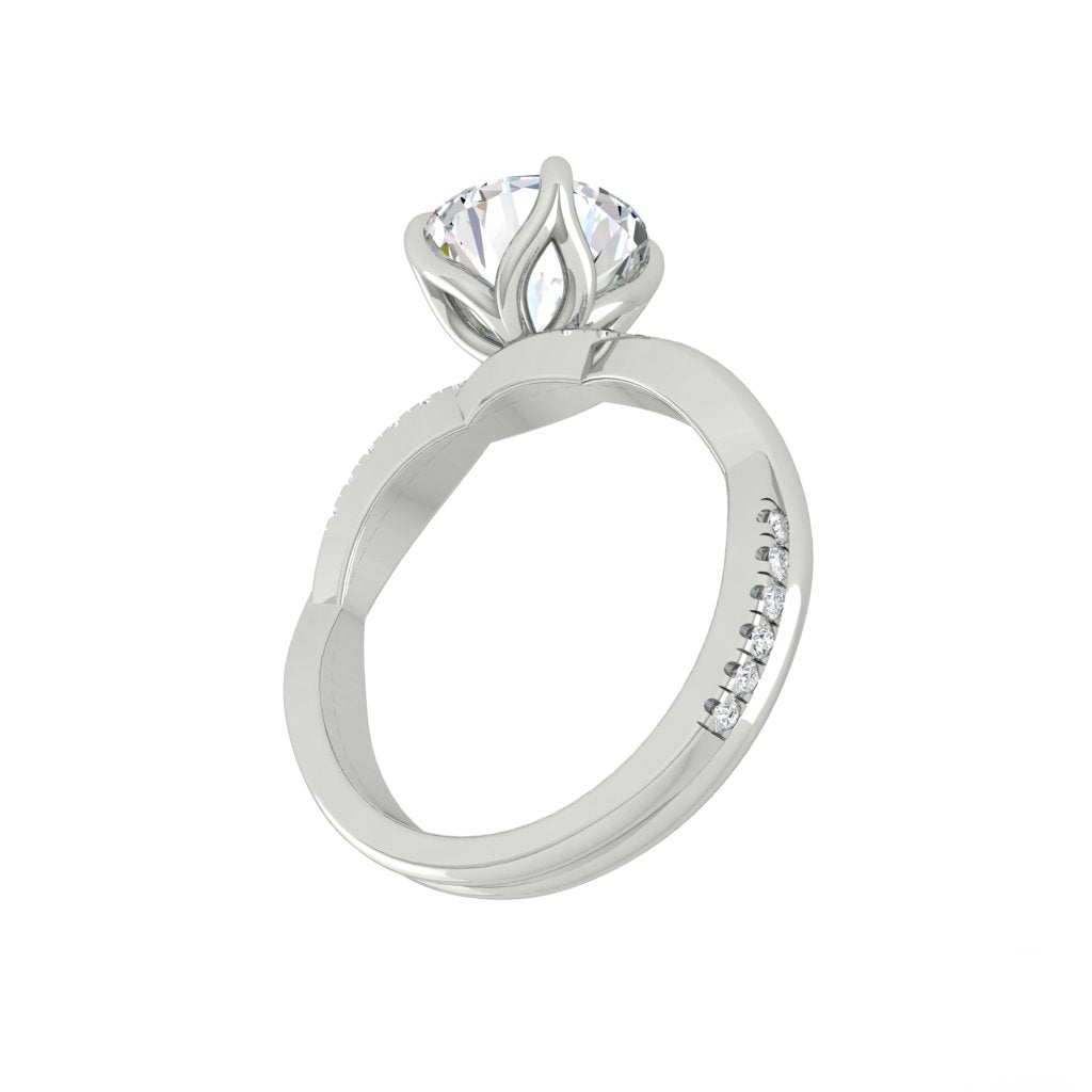 round-cut-solitaire-twisted-pave-moissanite-engagement-ring