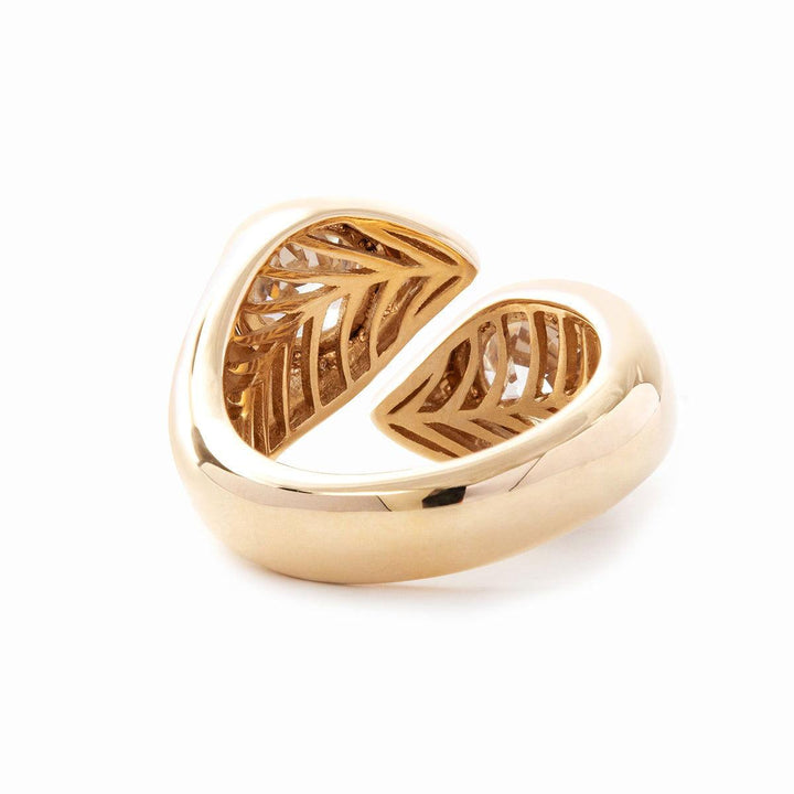 double stone ring
luxury engagement ring
gold engagement ring
white gold ring
platinum ring
pave engagement ring