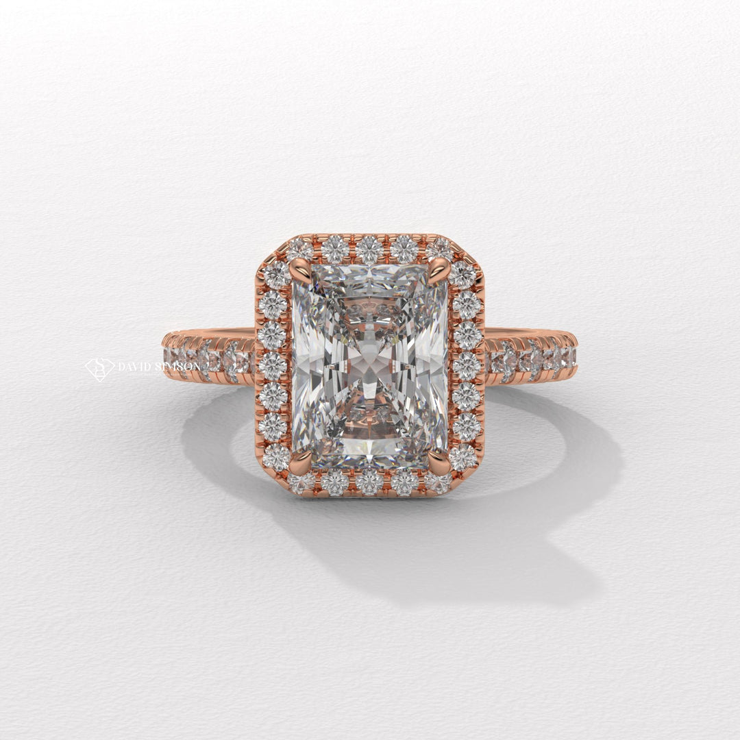 Radiant online diamond engagement ring, Radiant local diamond engagement ring, Radiant handmade diamond engagement ring, Radiant custom diamond engagement ring, Radiant made-to-order diamond engagement ring,