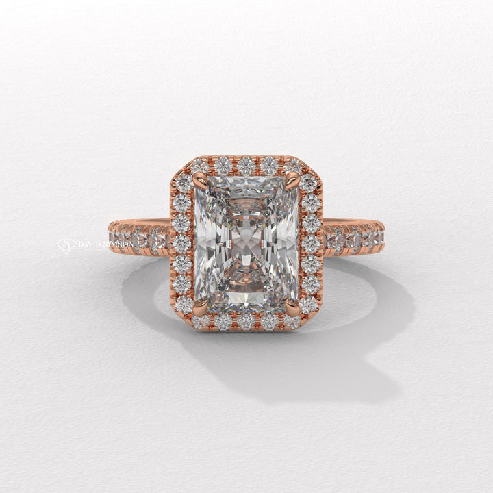 Radiant online diamond engagement ring, Radiant local diamond engagement ring, Radiant handmade diamond engagement ring, Radiant custom diamond engagement ring, Radiant made-to-order diamond engagement ring,