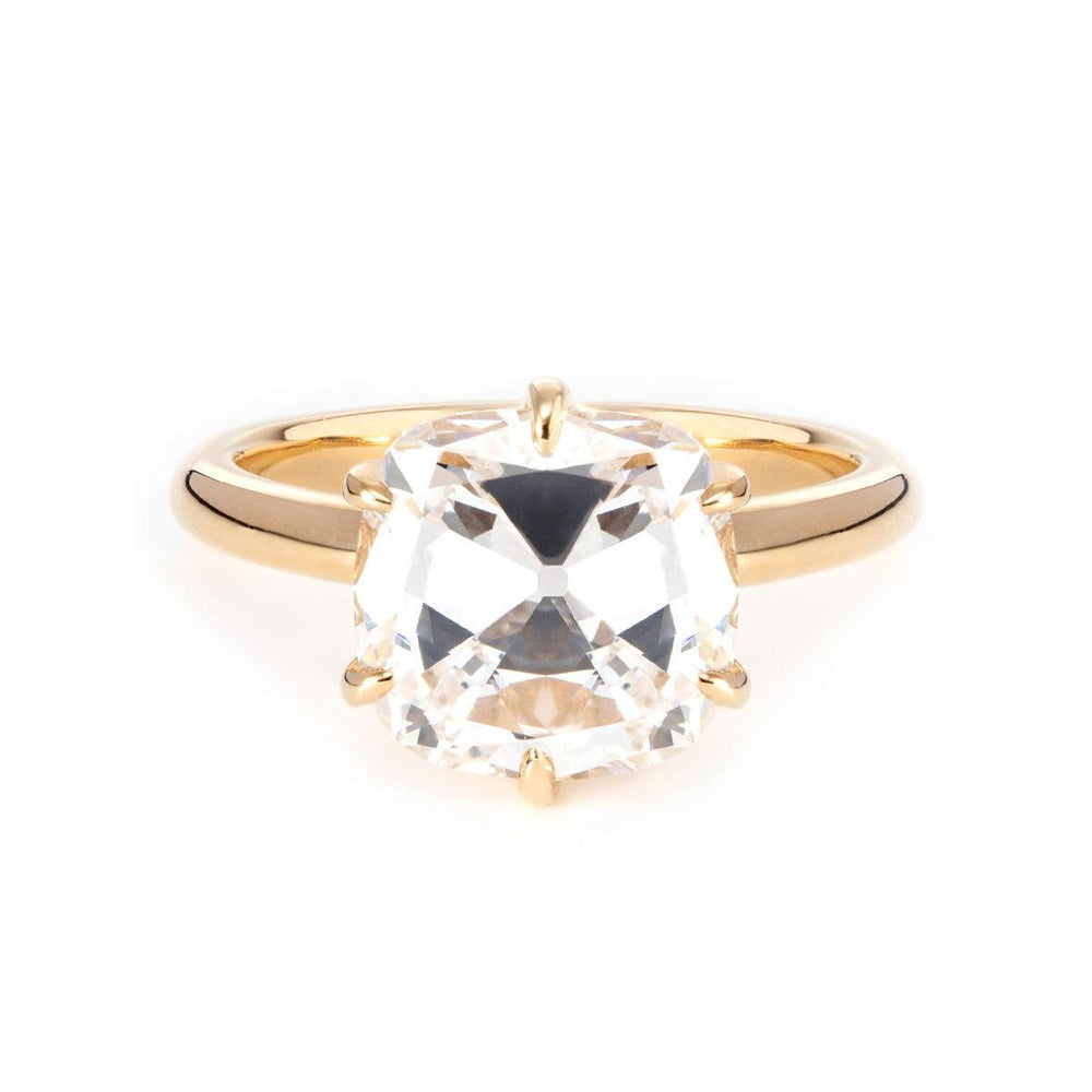 antique cushion cut, old miners cut diamond, hand-cut antique diamond