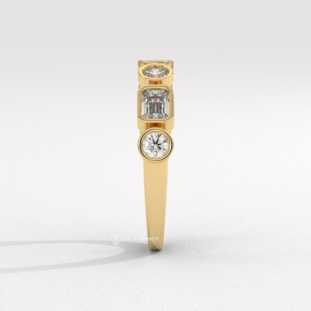 Emerald diamond band rose gold, Emerald diamond band yellow gold, Emerald diamond band for women, Emerald diamond band vintage, Emerald diamond band antique, Emerald diamond band pave, 