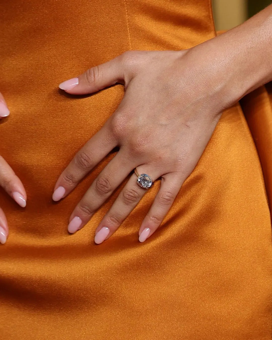 Zendaya Inspired East-West Cushion Diamond Engagement Ring